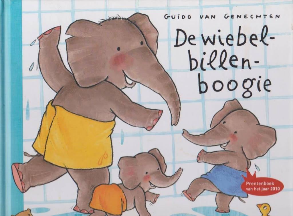 Guido van Genechten # De Wiebelbillenboogie (24.5x29,5), Gelezen, 5 of 6 jaar, Fictie algemeen, Jongen of Meisje