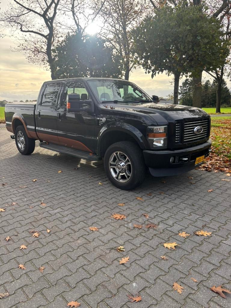 Mooie Ford F250 Harley Davidson, Auto's, Automaat, Zwart, Leder, Bedrijf