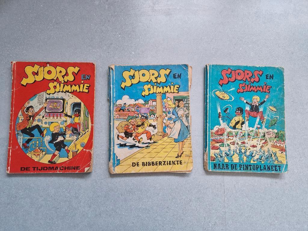 3 x Sjors en Sjimmie en 1x Monki, Boeken, Ophalen of Verzenden, Meerdere stripboeken, Onbekend, Gelezen