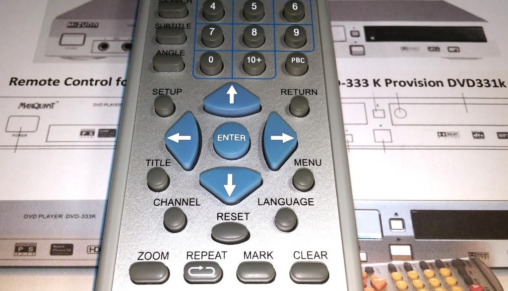 Marquant DVD-28 Afstandsbediening ProVision Mizuda Remote, Ophalen of Verzenden, Zo goed als nieuw, Origineel, Dvd