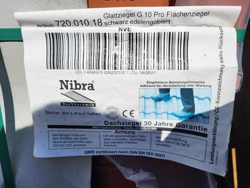 Dakpan, Steen of Klei, Zwart, Nieuw, Ophalen of Verzenden