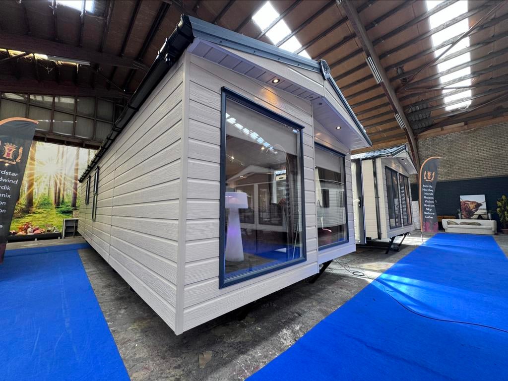 Chalet Nordik Jubilee 11m-4m, bij World Caravans&Chalets!, Caravans en Kamperen, Stacaravans, Tot en met 4
