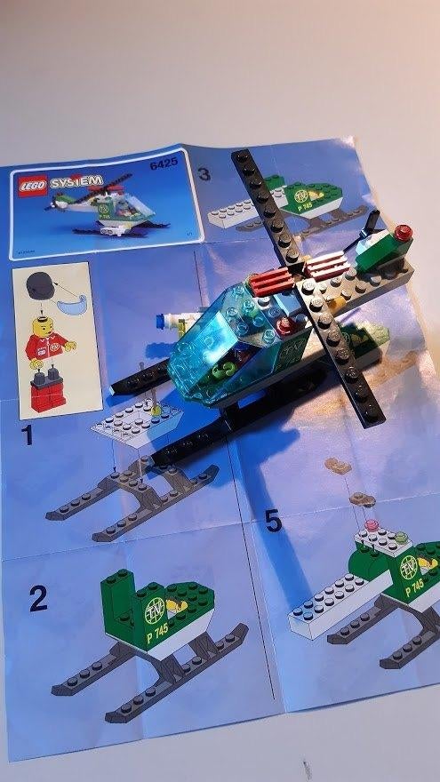 6425 Lego system - helikopter, Ophalen of Verzenden, Gebruikt