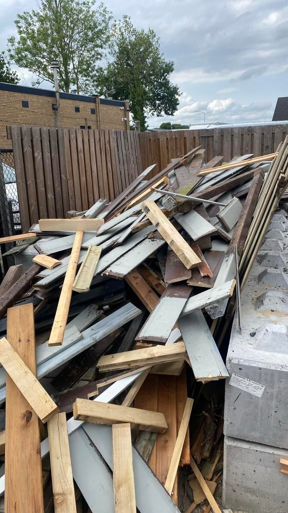 Gratis hout, Ophalen, Gebruikt