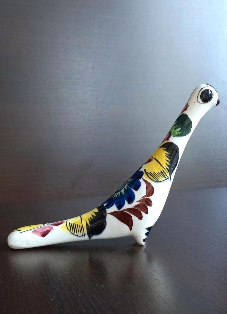 Abstracte Mexicaanse Tonala keramiek kunst vogel, Ophalen of Verzenden