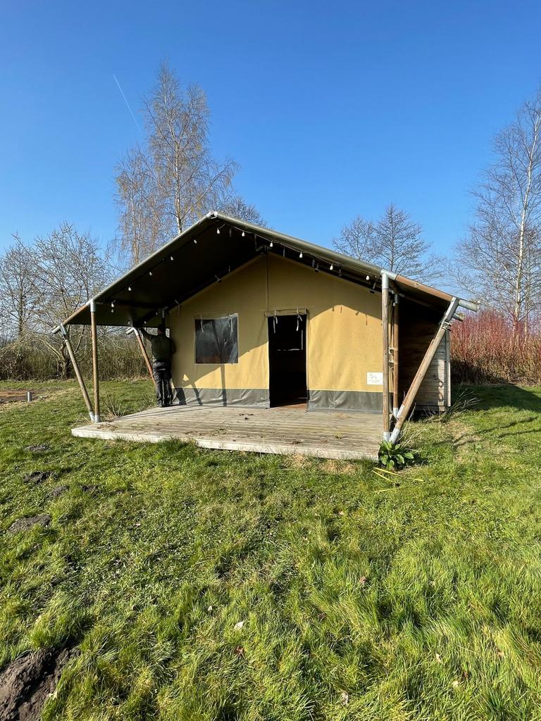 Complete Safari-tent (6 persoons) met inboedel, Ophalen, Gebruikt, Tot en met 6