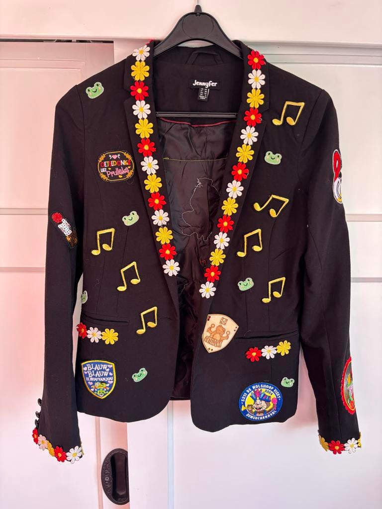 Oeteldonk jasje Carnaval, Kleding | Dames, Ophalen, Carnaval, Kleding, Maat 34 (XS) of kleiner