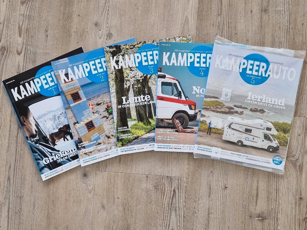 NKC Kampeerauto Tijdschrift 1 t/m 5 2023, Ophalen of Verzenden, Gebruikt