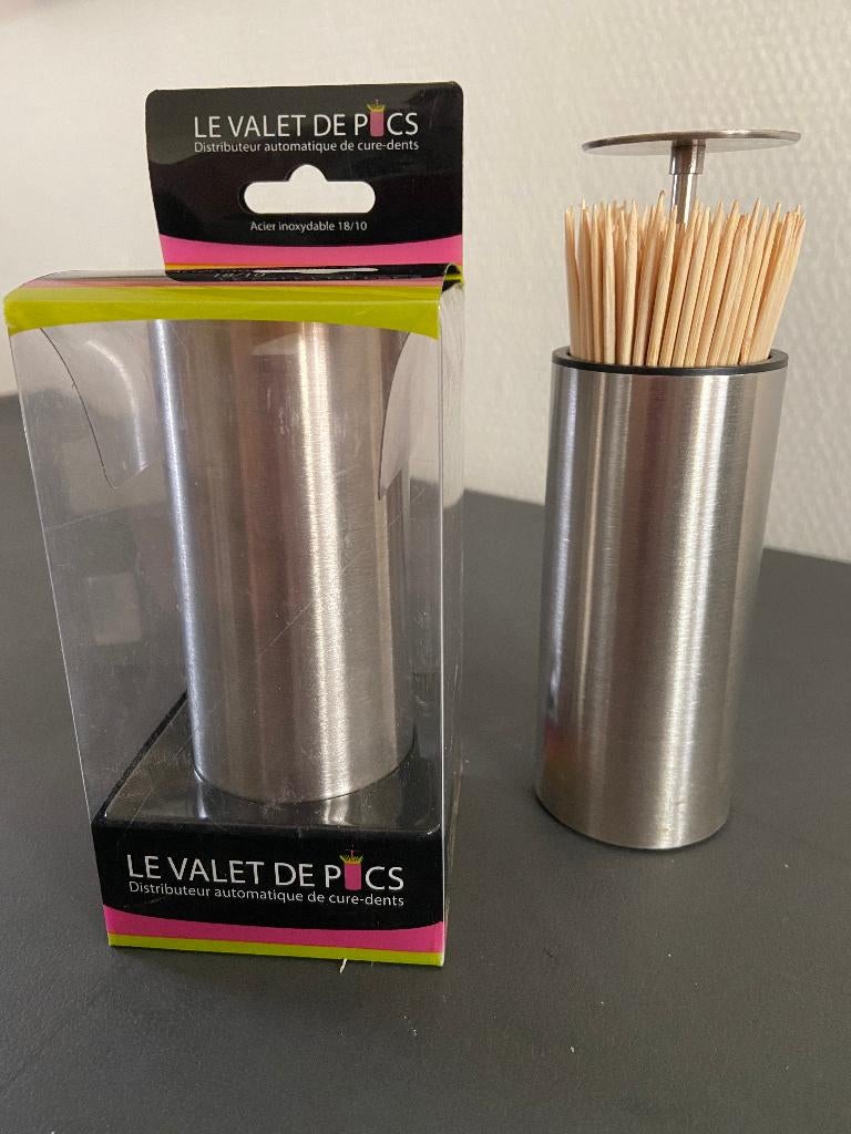 Tandenstoker Dispenser Automatische roestvrijstaal, Ophalen of Verzenden, Nieuw