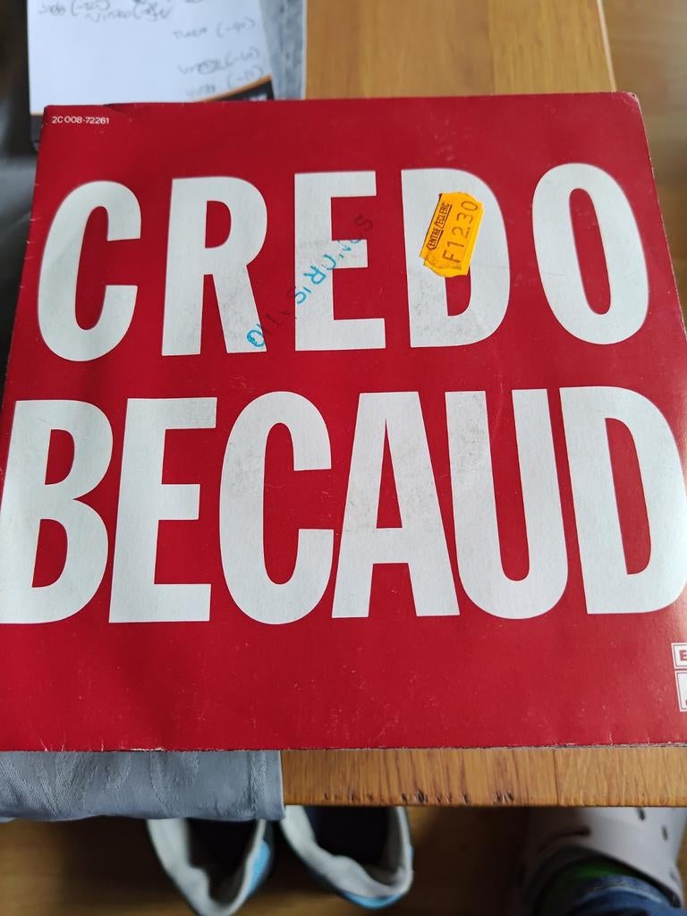 Credo - Gilbert Becaud, Cd's en Dvd's, Vinyl Singles, Ophalen of Verzenden, Gebruikt, 7 inch