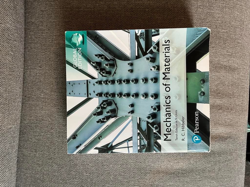 Mechanics of Materials - Hibbeler - Sterkteleer boek, Ophalen of Verzenden, Beta, Zo goed als nieuw, WO