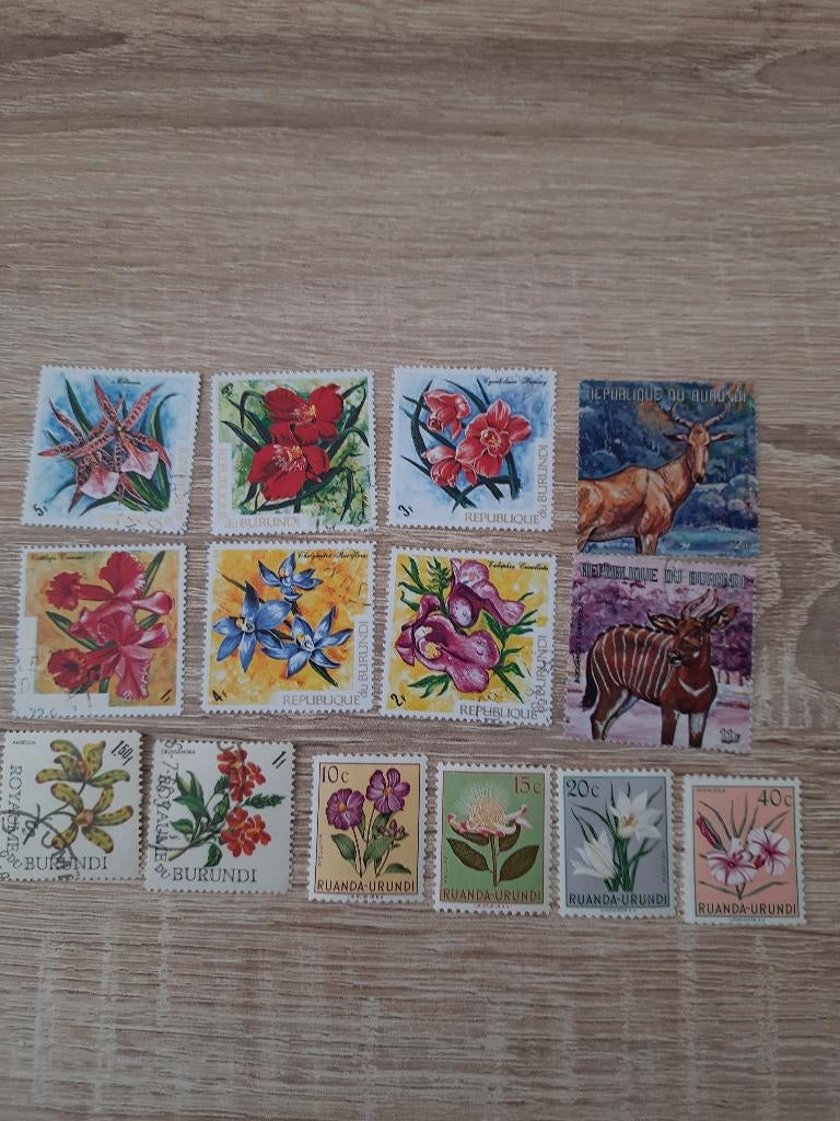 Burundi, Ophalen of Verzenden, Overige landen, Gestempeld