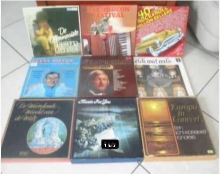 54 Verzamel LP's in 9 Boxen, Ophalen of Verzenden, Zo goed als nieuw, 12 inch, Pop