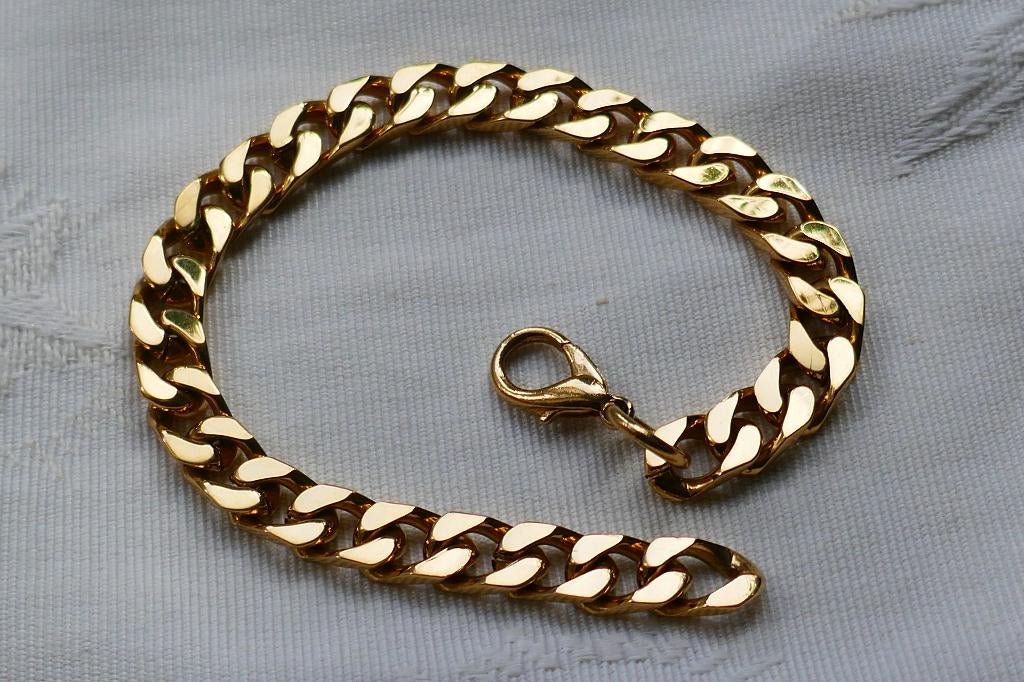 Schakel armband, Verzenden, Nieuw, Goud, Overige materialen