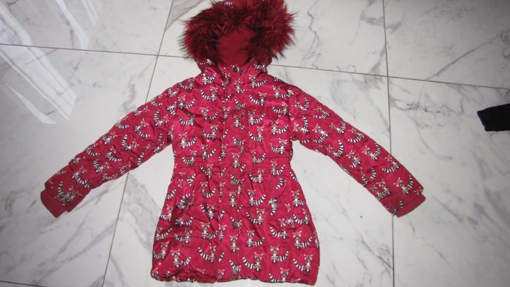 128-134 JILL jas wasberen, Ophalen of Verzenden, Zo goed als nieuw, Meisje, Jas