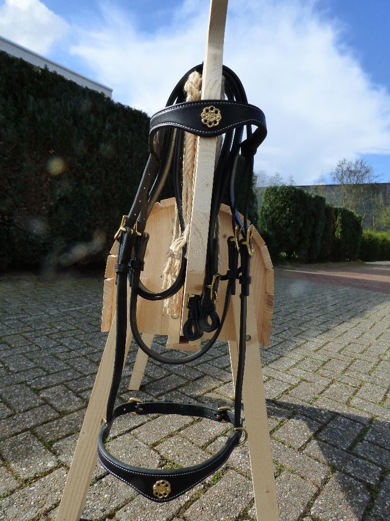 Lusitania sidepull Barok full zwart Marjoman, Dieren en Toebehoren, Ophalen of Verzenden, Nieuw, Overige soorten