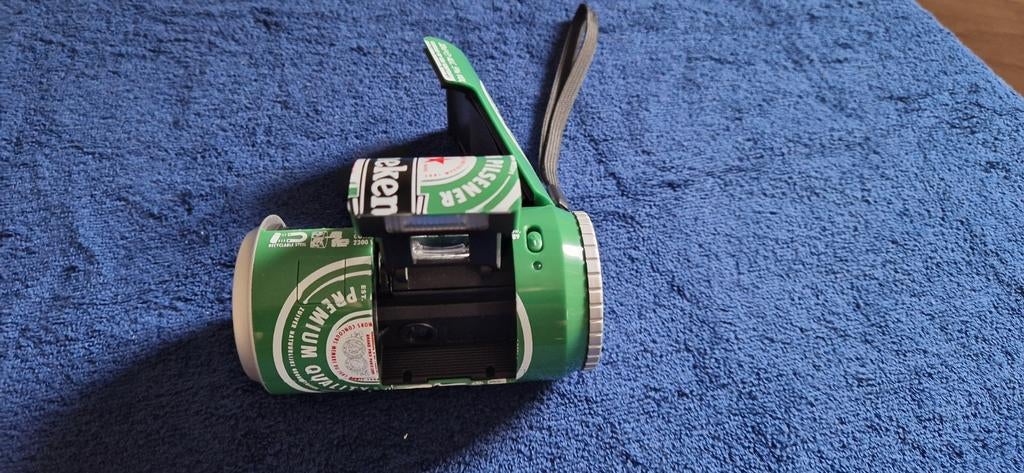 Heineken Camera in Blik - Uniek!, Verzamelen, Biermerken, Ophalen of Verzenden