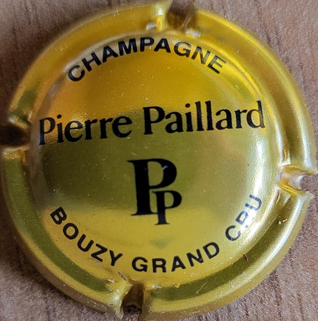 Champagnecapsule Pierre PAILLARD donker goud & zwart nr. 03a, Ophalen of Verzenden, Nieuw, Frankrijk, Champagne