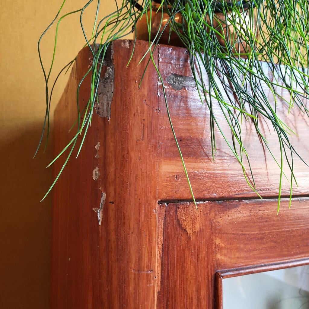 Vintage vitrinekast, presentatie kast, lades, Art Deco style, Ophalen, Gebruikt, Met deur(en), Vintage