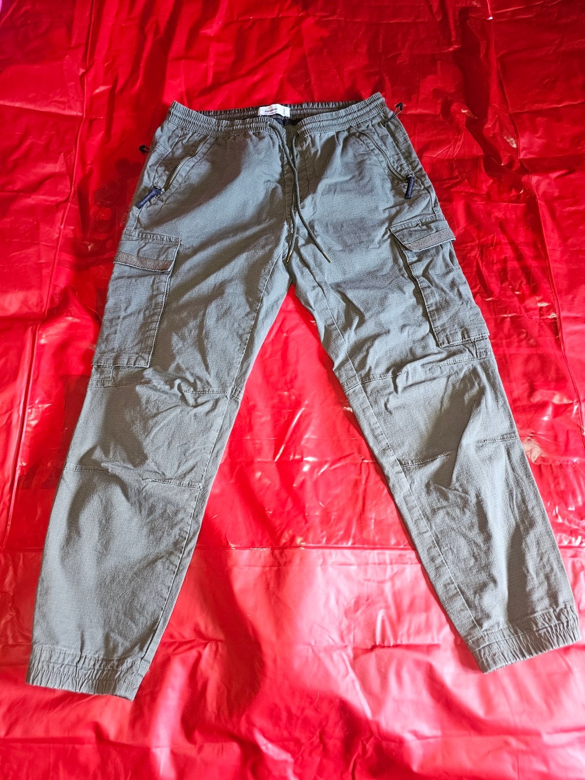 Heren cargobroek van In Vogue Paris, maat L, Maat 52/54 (L), Verzenden, IN VOGUE PARIS, Grijs
