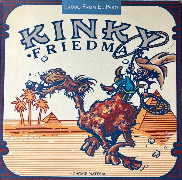 LP Kinky Friedman - Lasso from El Paso (met Ringo Starr), Ophalen, Gebruikt, 12 inch, Poprock
