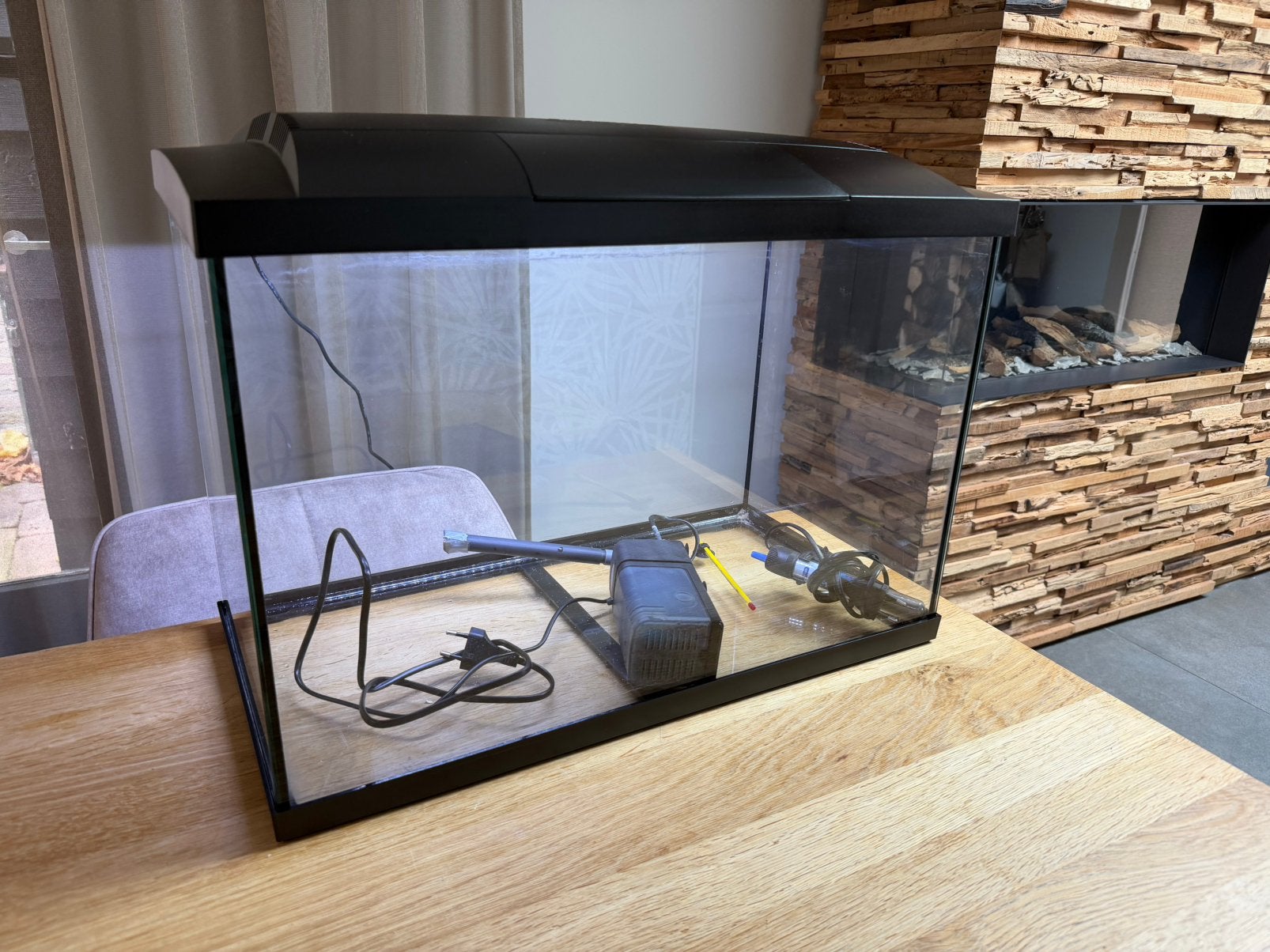 Superfish aquarium compleet., Dieren en Toebehoren, Vissen | Aquaria en Toebehoren, Ophalen, Inclusief deksel, Zo goed als nieuw