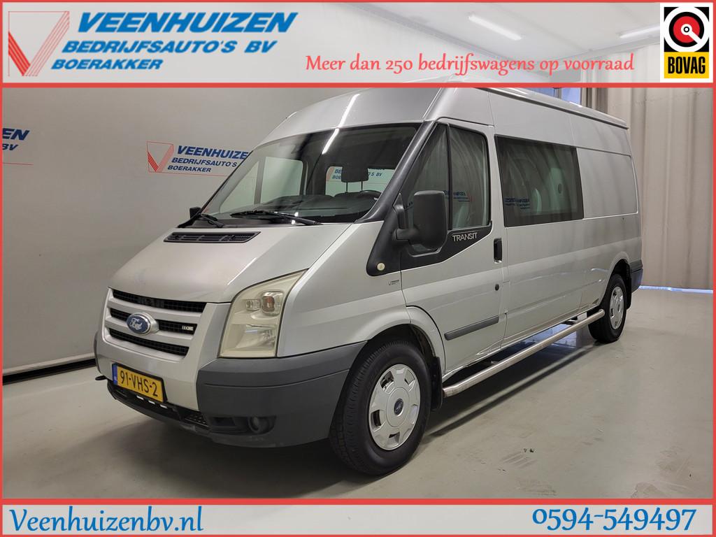 Ford Transit 2.4TDCI L3/H2 Dubbele Cabine Apk tot 13-10-2026, Achterwielaandrijving, Gebruikt, 4 cilinders, Origineel Nederlands