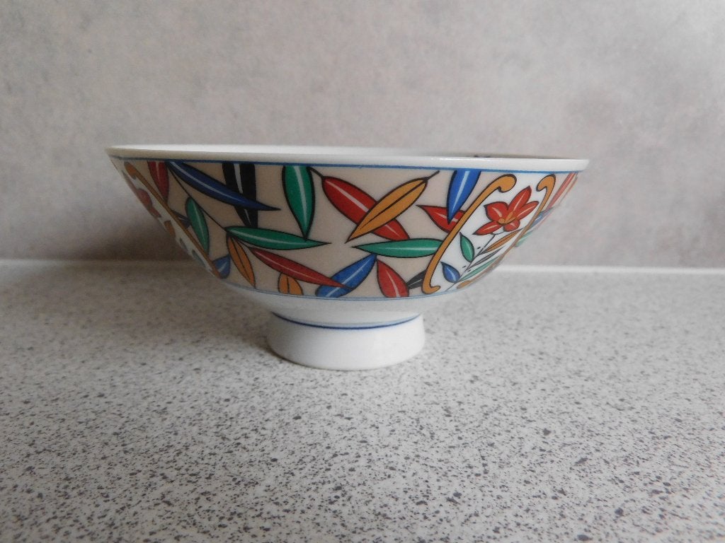 Rijstkom 12 cm. Fine Bone China Bamboo Multicolour, Ophalen of Verzenden, Zo goed als nieuw, Porselein, Overige typen