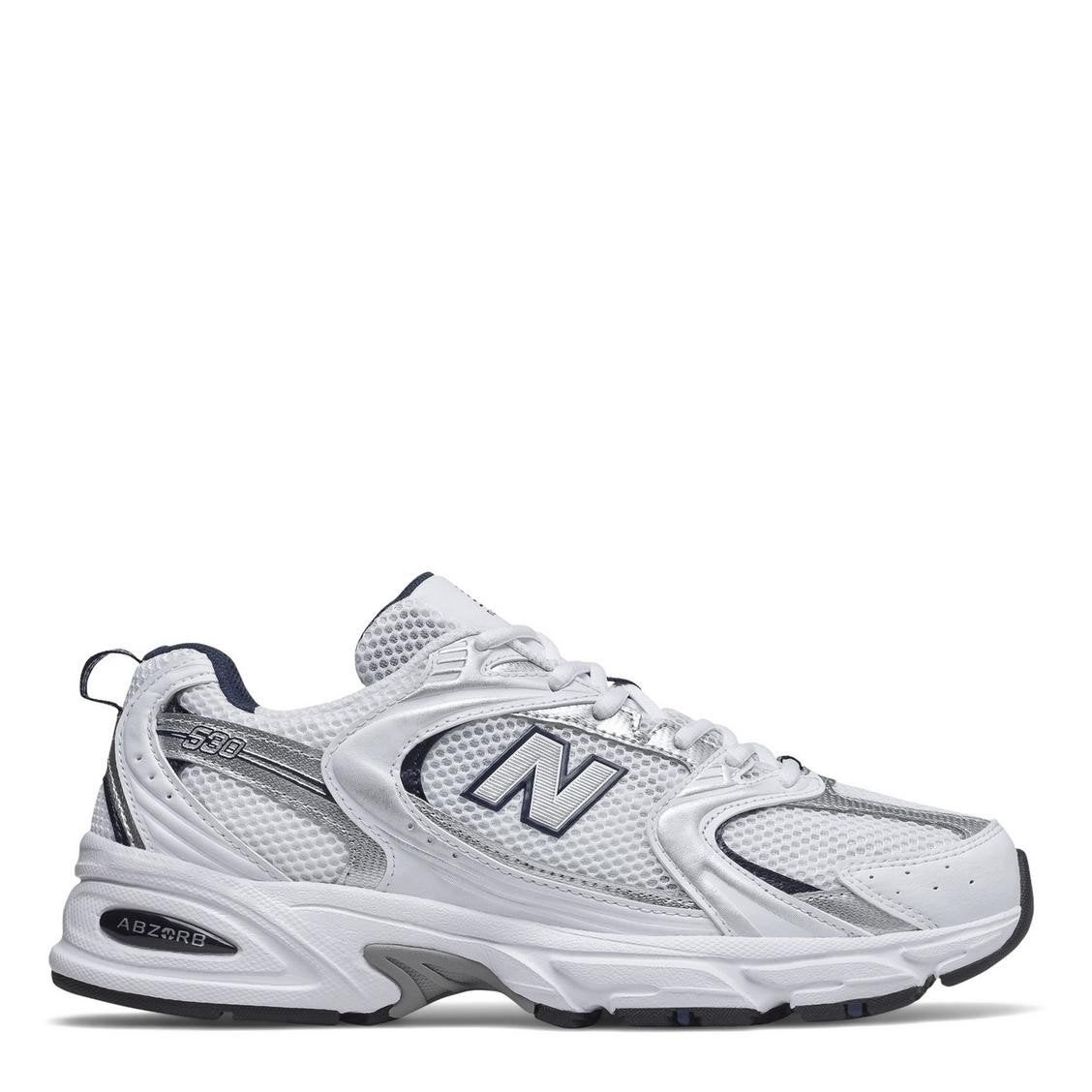 Nieuwe Orginele New Balance - NBLS 530 Ld00 White/Navy - 38,, Wit, New Balance, Ophalen of Verzenden, Sneakers of Gympen