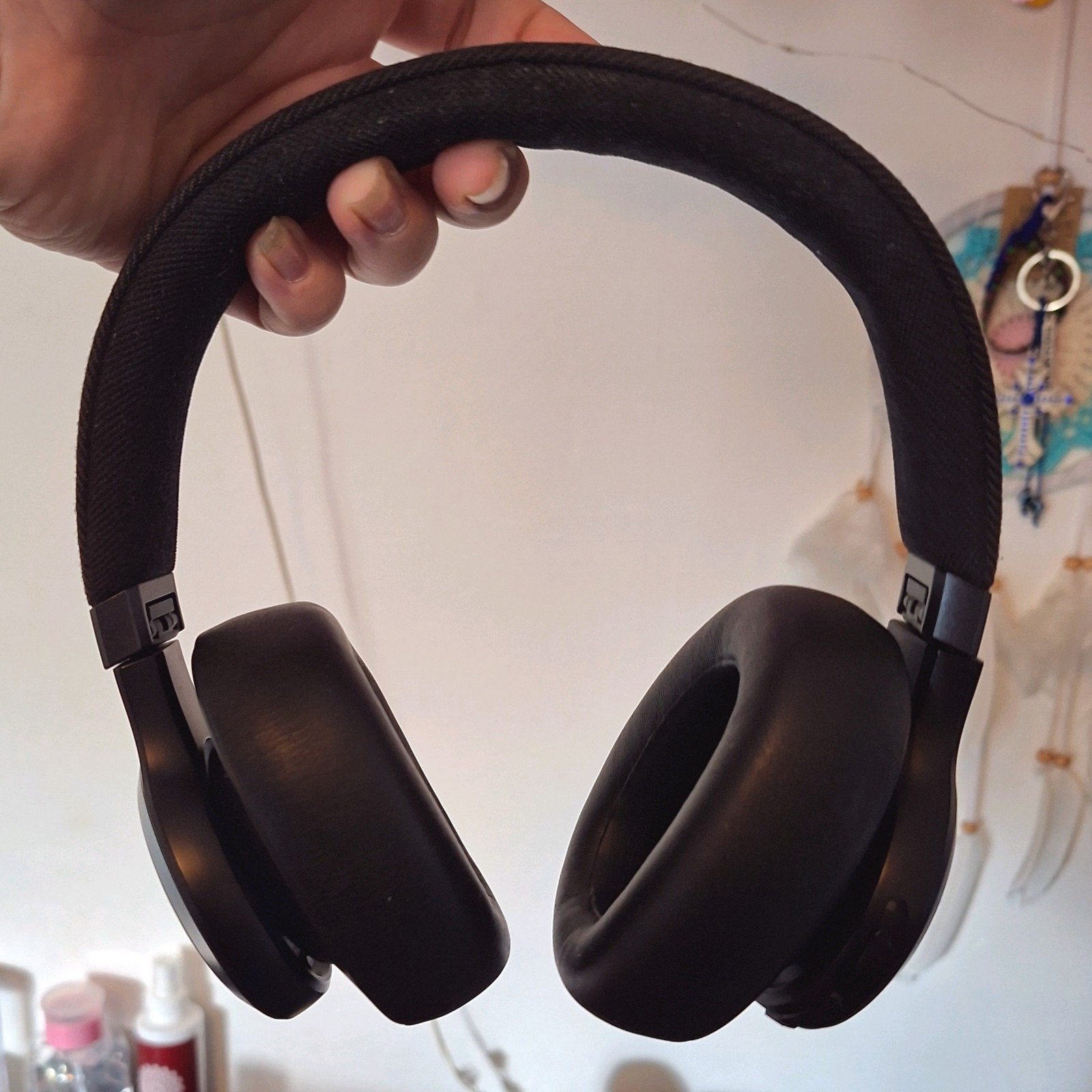Jbl Live 770NC, Zo goed als nieuw, Extra bas, Over-ear, Zwart