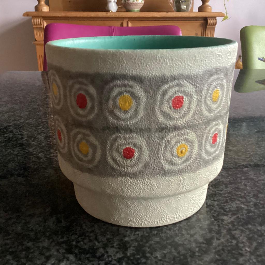 Plantpot, bloempot, Scheurich, lava, vintage, Ophalen, Rond, Binnen, Aardewerk