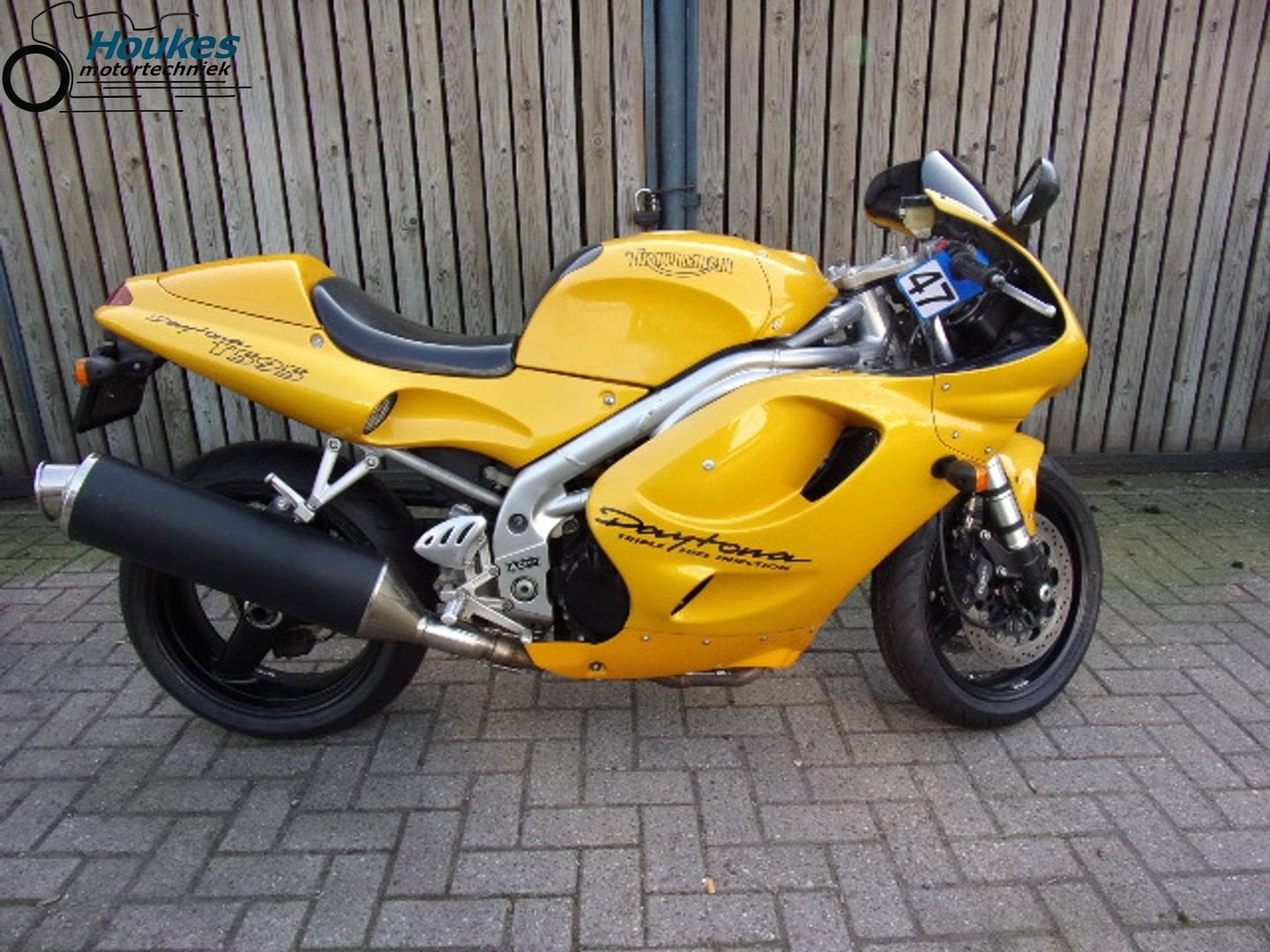 TRIUMPH DAYTONA T  595 (bj 1997), Motoren, Motorrijbewijs A, Bedrijf, Super Sport, Meer dan 35 kW