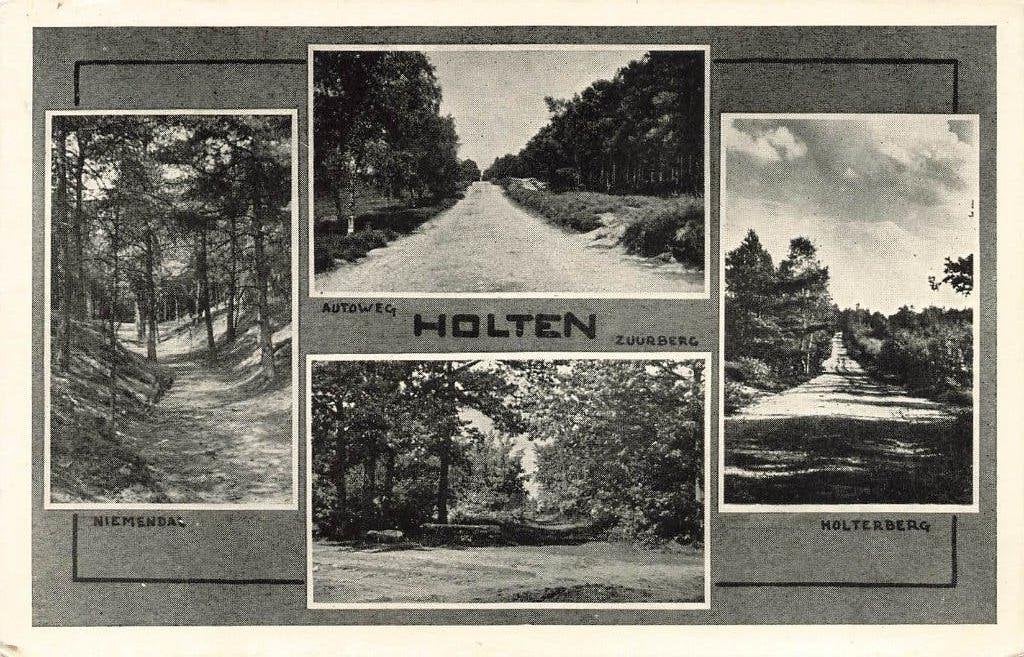 Holten, Ophalen of Verzenden, 1940 tot 1960, Gelopen, Overijssel