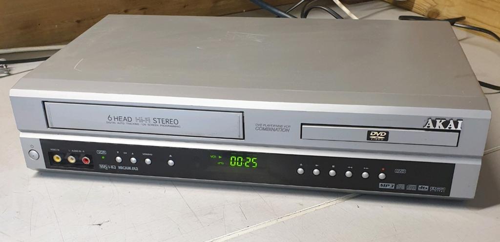 Akai combi dvd vhs speler dv-v606n, Ophalen of Verzenden, Overige merken