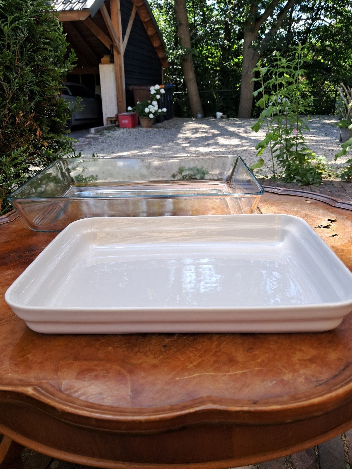 Twee ovenschalen: 1x IKEA, 1x Made in Portugal (model 18944), Ophalen of Verzenden