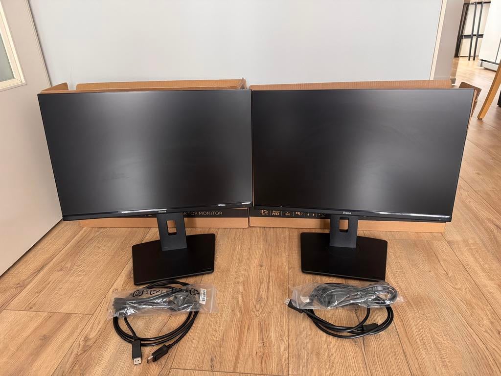 Set van 2 iiyma ProLite monitoren, Computers en Software, Monitoren, Gaming, HDMI, IPS, Full HD
