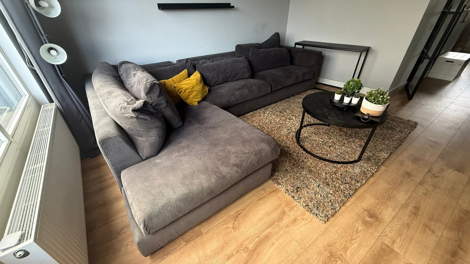 Mooi bankstel type Ekmond, Ophalen, Hoekbank, 300 cm of meer, Zo goed als nieuw