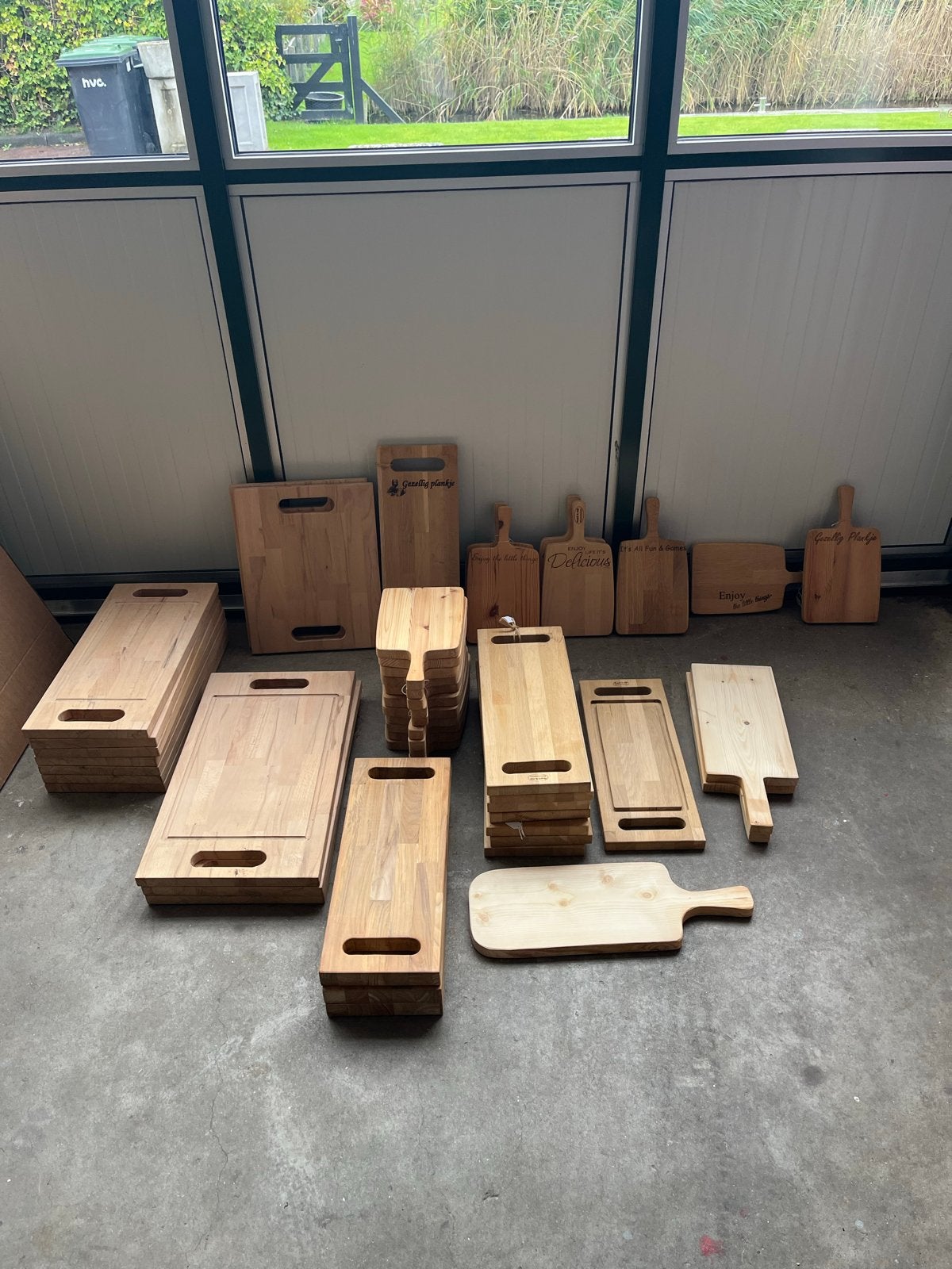 Grote partij snij- en borrelplanken, Snij-/serveerplank, Ophalen of Verzenden, Nieuw, Hout