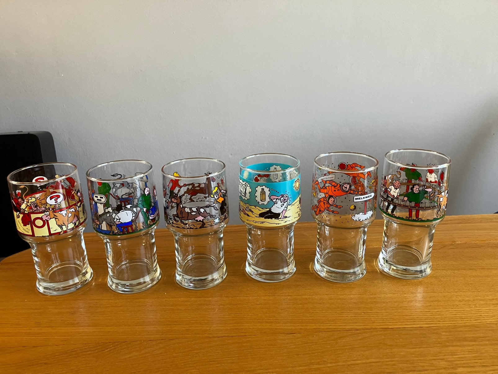 Suske en Wiske glazen, Verzamelen, Glas en Borrelglaasjes, Ophalen, Nieuw, Frisdrankglas