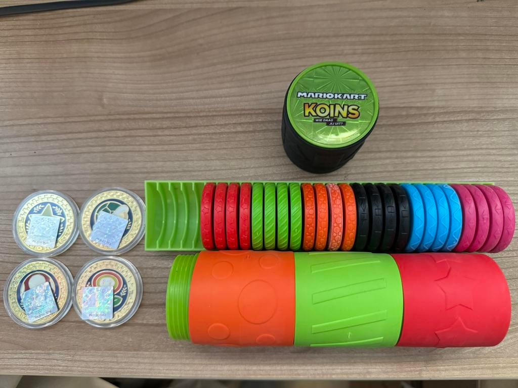 Mario Kart Koins Complete Set MK Coins, Ophalen of Verzenden, Overige materialen
