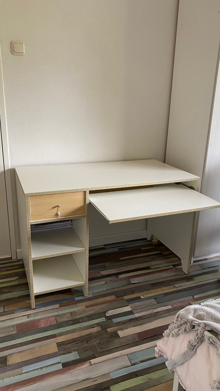 Ikea Bureau Robin met bureaustoel, Huis en Inrichting, Ophalen, 110 cm, Scandinavisch, Kinderbureau