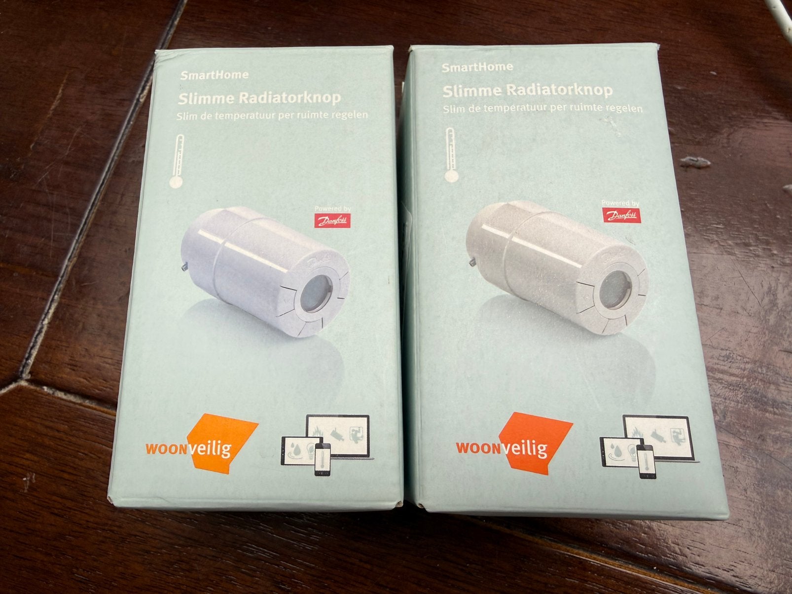 2x Woonveilig slimme radiatorknop TRV-01 NIEUW, Ophalen of Verzenden, Nieuw