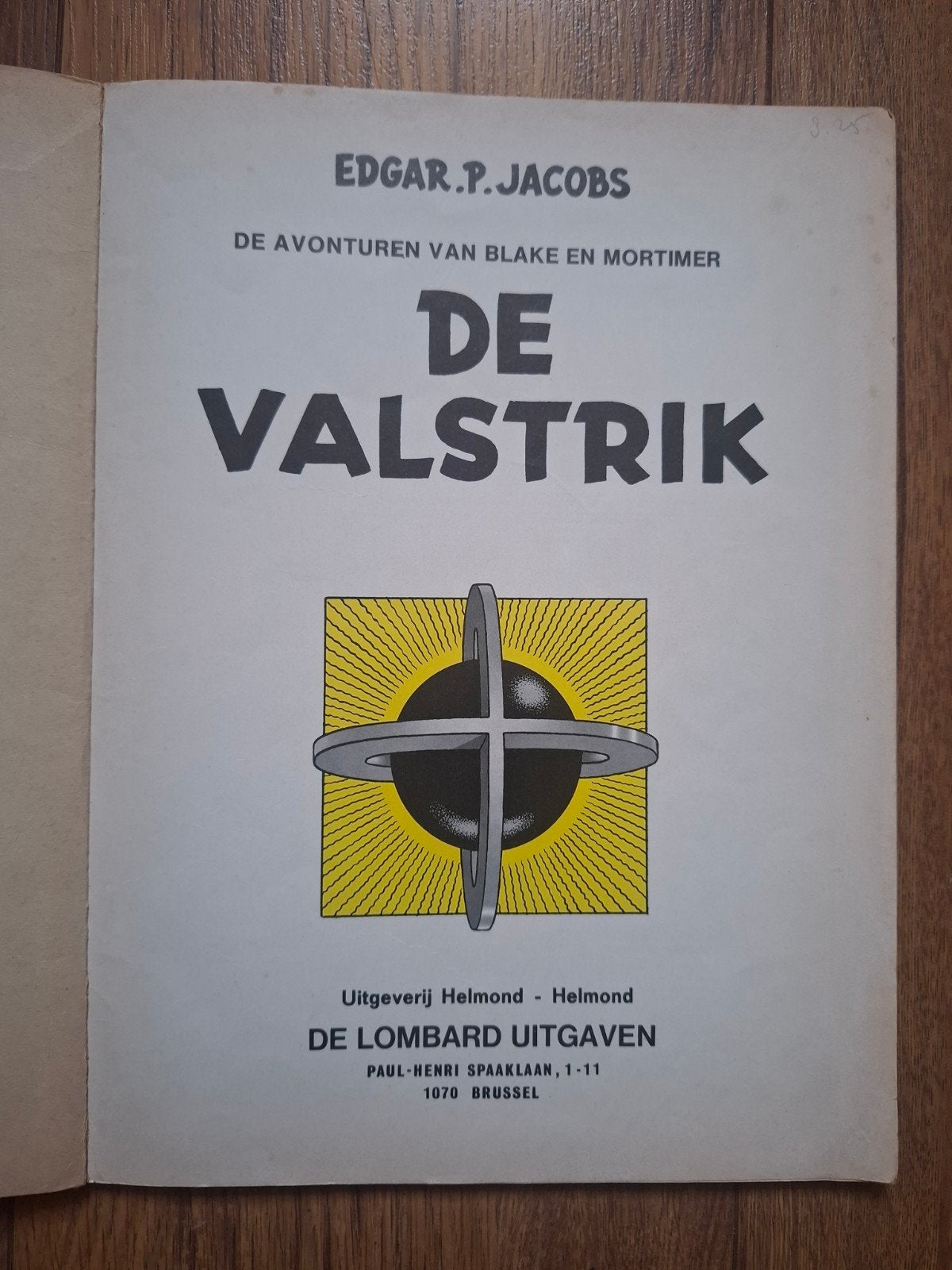 Blake en Mortimer: De Valstrik - Edgar P. Jacobs (1972), Eén stripboek, Ophalen, Gelezen