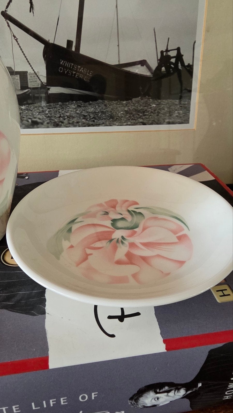 Vintage Royal Doulton Anais Anais vaas en schaaltje, Ophalen of Verzenden