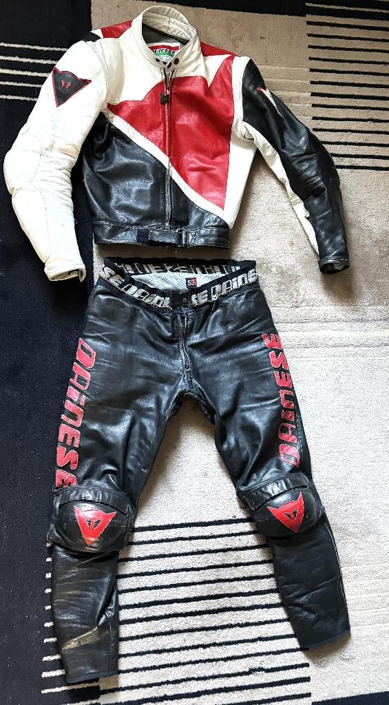 motor kleding leren pak Dainese maat 52 gedragen, Motoren, Kleding | Motorkleding, Combipak, Heren, Tweedehands, Ophalen
