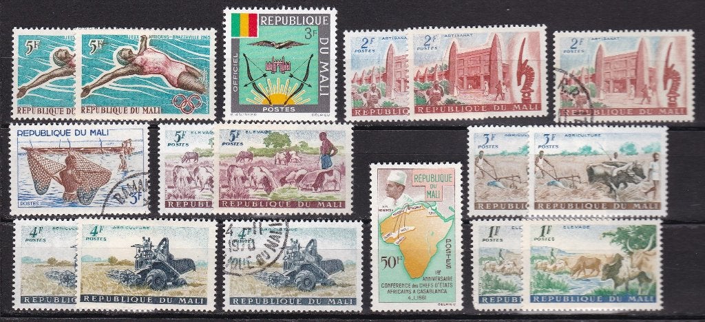 0345) ca 17x mali, Ophalen of Verzenden, Overige landen