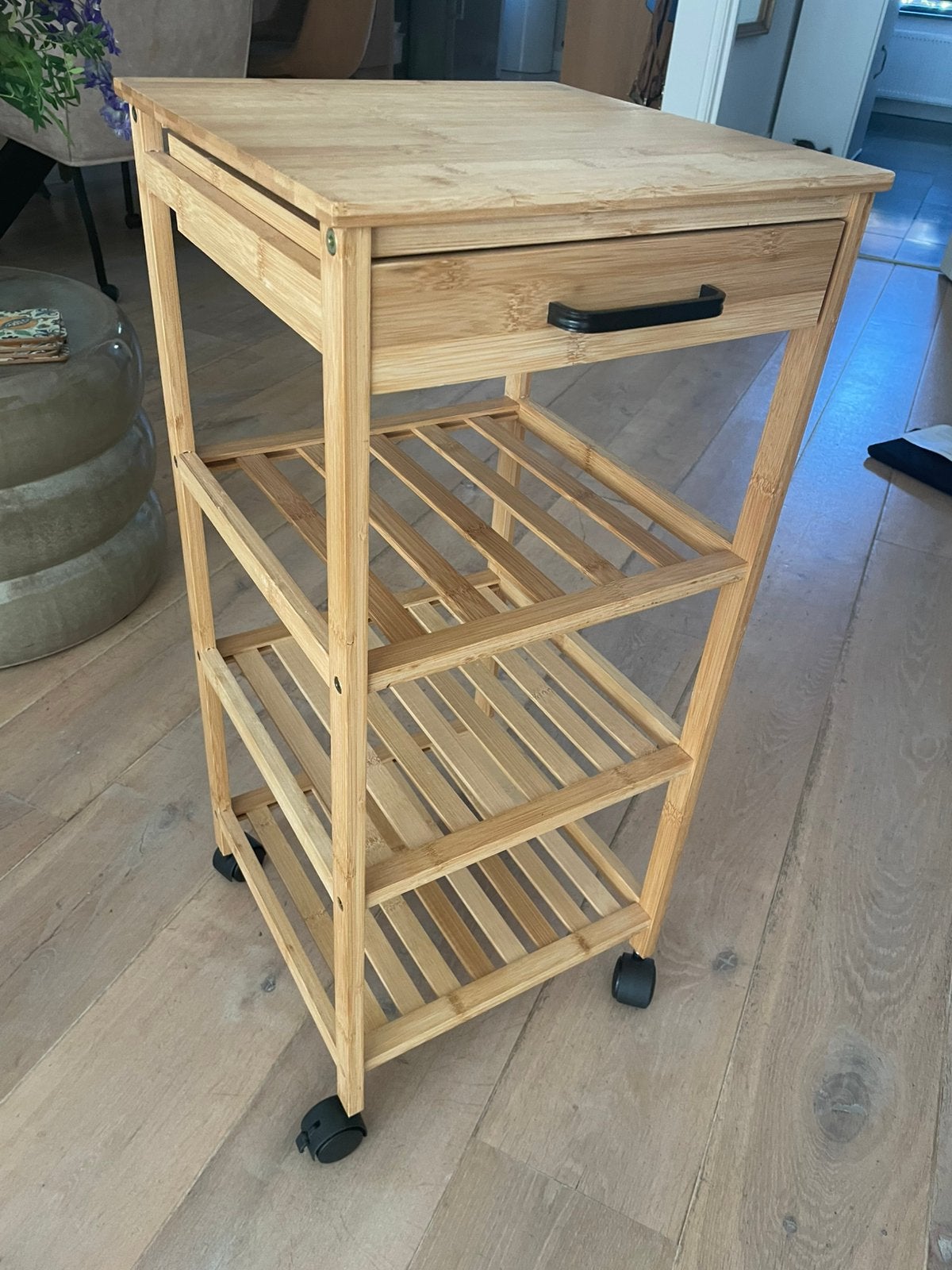 Trolley met lade kastje, Ophalen, 50 tot 100 cm, Zo goed als nieuw, Minder dan 100 cm