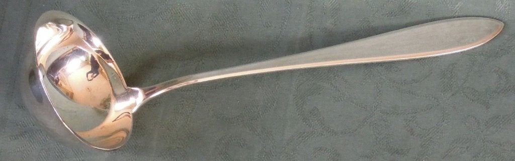 Nr G343: Grote verzilverde puntfilet soeplepel WMF 90, Ophalen of Verzenden