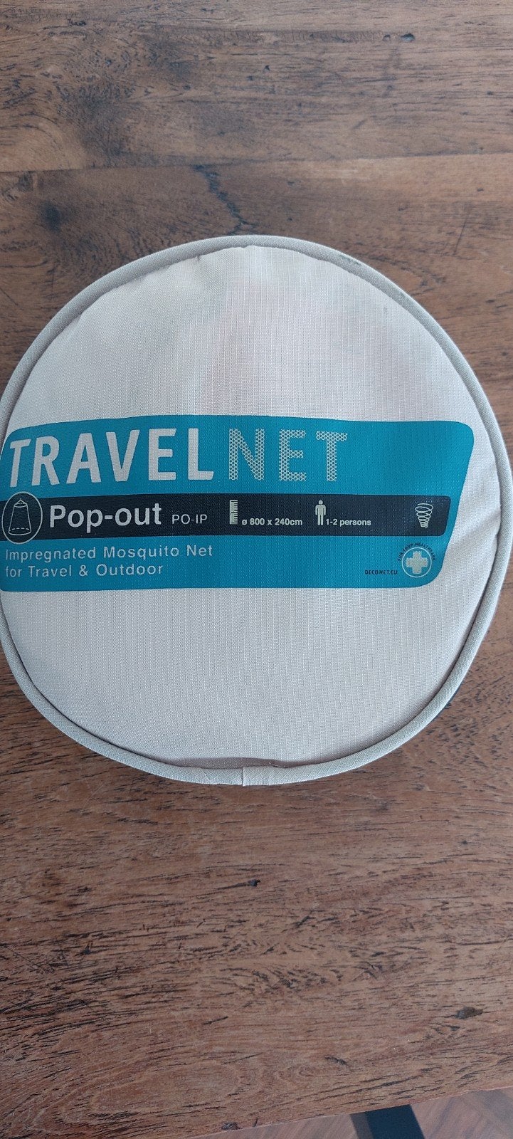 TravelNet Pop-out Impregneerd Klamboe 1-2 personen, Ophalen of Verzenden, Nieuw