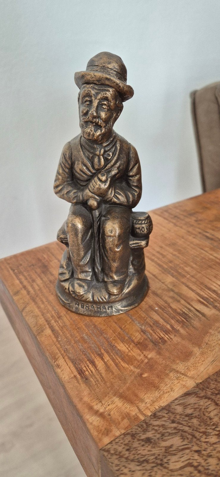 BEELDJE VAN ABRAHAM MET MOSTERDPOTJE, Ophalen of Verzenden